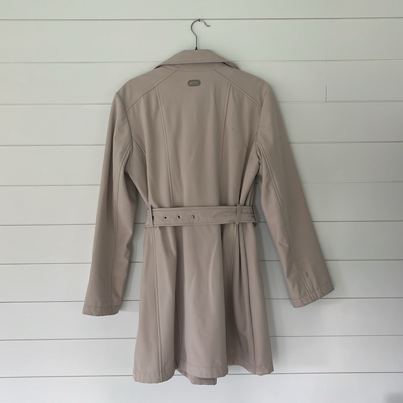 Cream Mid Length Fall Jacket - Picture 2 of 5